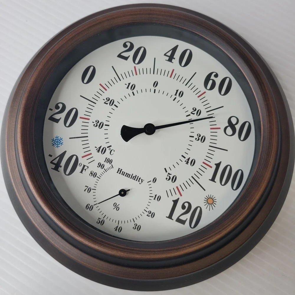 Indoor Outdoor Wall Thermometer Hygrometer 8
